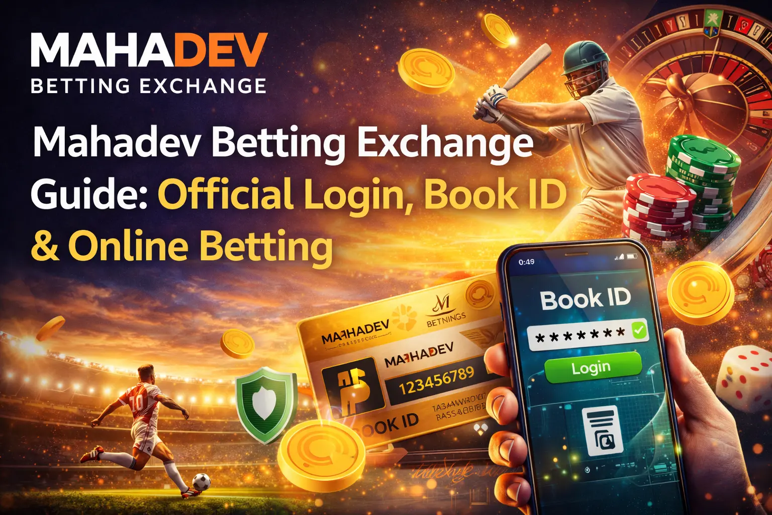 Mahadev betting exchange guide showing official login, book ID access, and online betting platform features