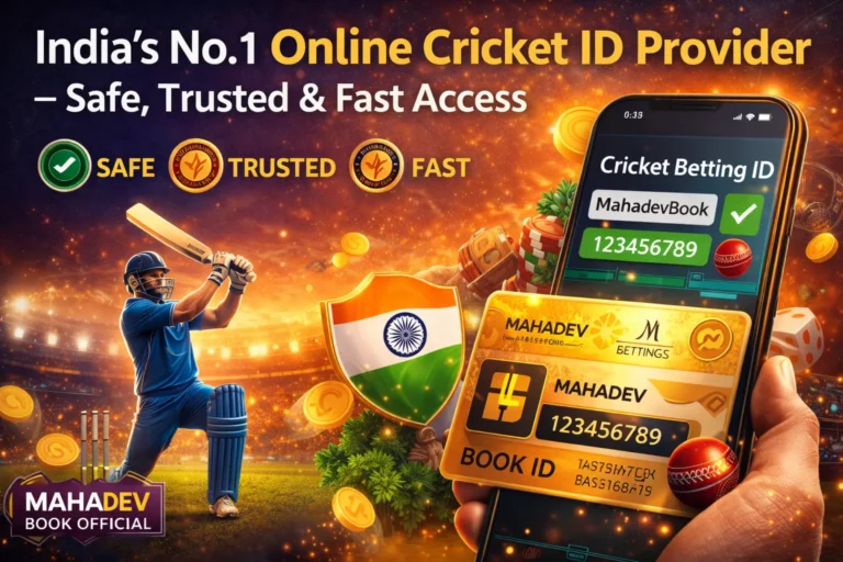 India’s No.1 online cricket ID provider offering safe, trusted and fast access to cricket betting platform