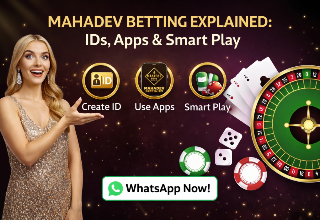 Mahadev Betting Explained feature image showing ID creation, app access, and smart online betting play interface